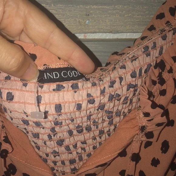 Peach Color Sexy Summer Dress - Picture 10 of 11